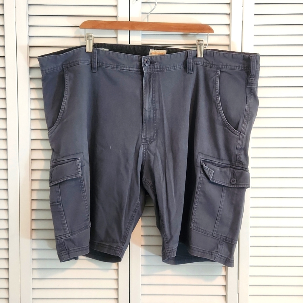 Weatherproof Mens Gray Cargo Shorts